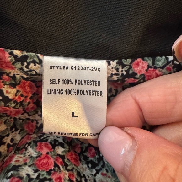 Et Clet said Floral Puff Sleeve Women's Top - Picture 6 of 8